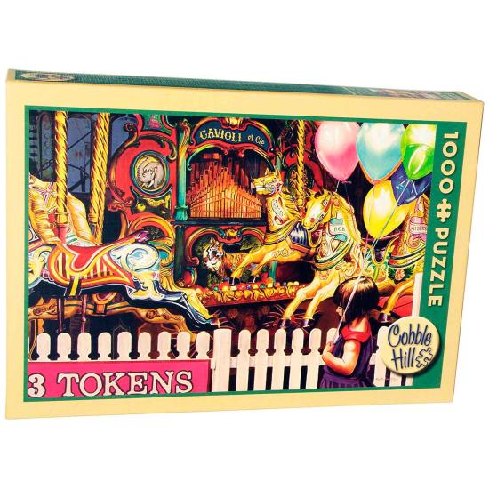 Puzzle de Cobble Hill com três peças para montar 1.000 pe