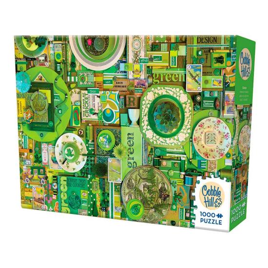 Puzzle Cobble Hill Verde 1000 Peças Puzzle Cobble Hill Verde 1000 Peças