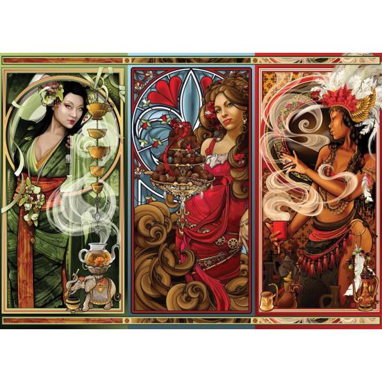Puzzle feminino fantasia Cobble Hill 1000 peças Puzzle feminino fantasia Cobble Hill 1000 peças