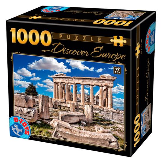 Puzzle D-Toys Acrópole, Atenas de 1.000 peças