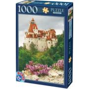 Puzzle D-Toys Sunrise no Castelo de Bran, Romênia 1000 P