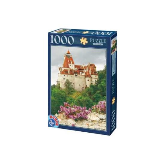 Puzzle D-Toys Sunrise no Castelo de Bran, Romênia 1000 P