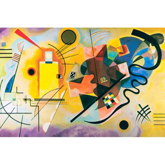 Puzzle D-Toys Amarelo Vermelho Azul 1000 Peças