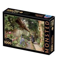 D-Toys Old Lady molhando na fazenda Thached 1000 pc quebra-cabe?