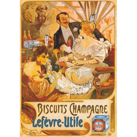 Puzzle de biscoitos D-Toys Champagne Lefevre-Utile 1000 p