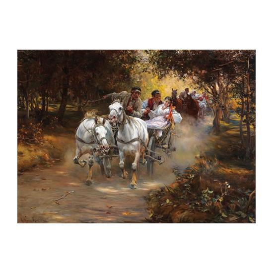 Puzzle de casamento D-Toys Country 1000 peças