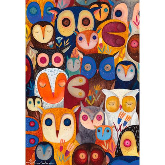 Puzzle D-Toys Owls II 1000 peças