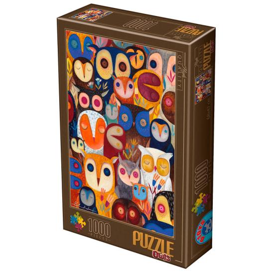 Puzzle D-Toys Owls II 1000 peças
