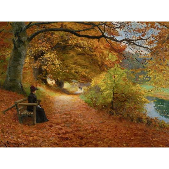 Puzzle D-Toys Forest Path in Autumn 1000 Piece