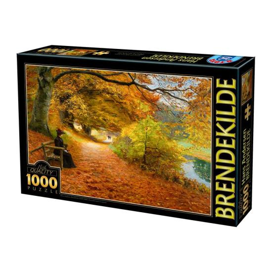 Puzzle D-Toys Forest Path in Autumn 1000 Piece