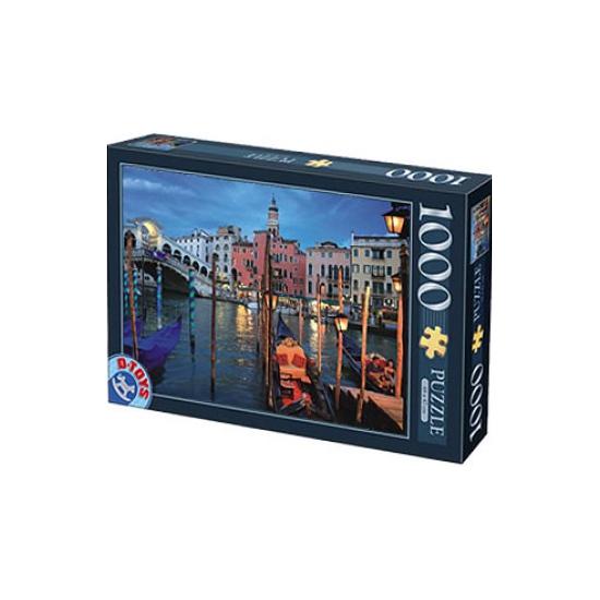 Puzzle D-Toys Veneza Ponte Rialto Canal 1000 peças