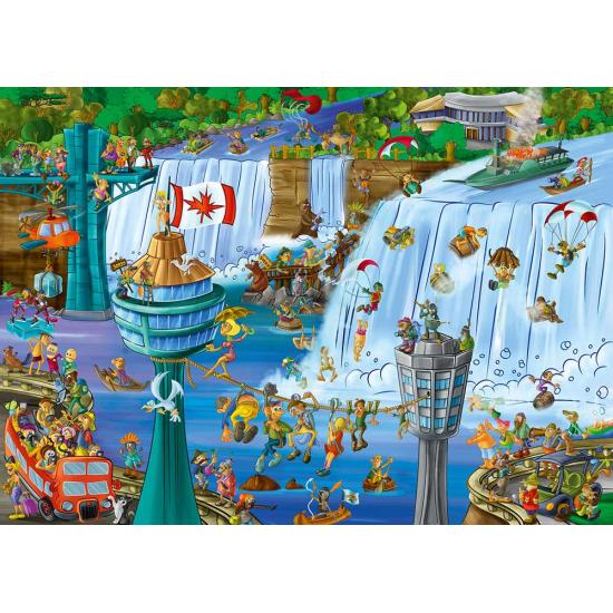 Puzzle D-Toys Cartoon, Cataratas do Niágara 1.000 peças