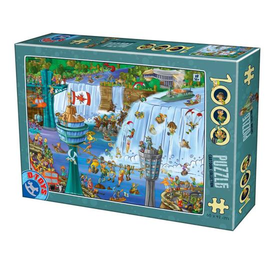 Puzzle D-Toys Cartoon, Cataratas do Niágara 1.000 peças