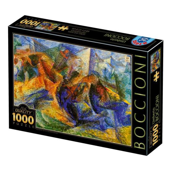 Puzzle D-Toys Horsemen's Houses 1000 peças Puzzle D-Toys Horsemen's Houses 1000 peças