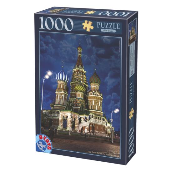 Puzzle D-Toys Catedral de São Basílio Moscou 1.000 peças