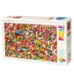 Doces de Puzzle D-Toys 1000 peças
