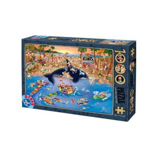 Puzzle D-Toys Beach Day 1000 peças