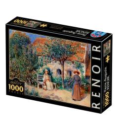 Puzzle D-Toys Brittany Garden Scene 1000 peças