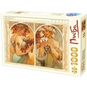 Puzzle D-Toys Flores e Frutas de 1000 Peças