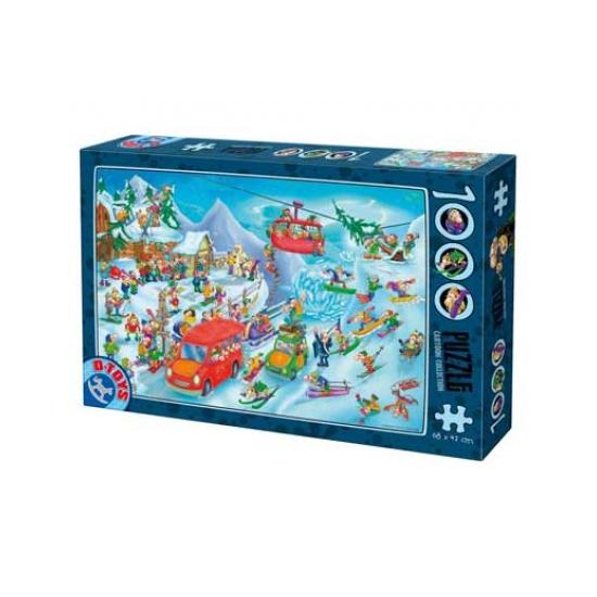 Puzzle D-Toys Snow Cartoon 1000 peças
