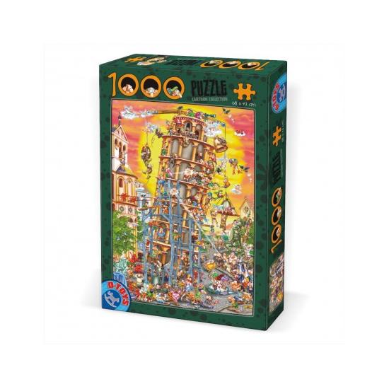 Puzzle D-Toys Cartoon Pisa 1000 Peças