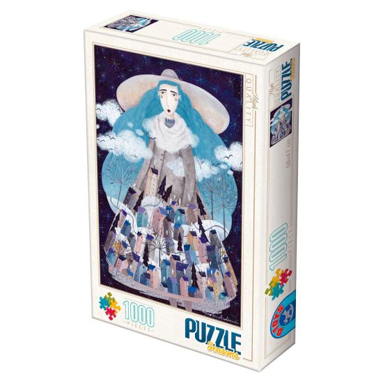 Puzzle de inverno D-Toys 1000 peças