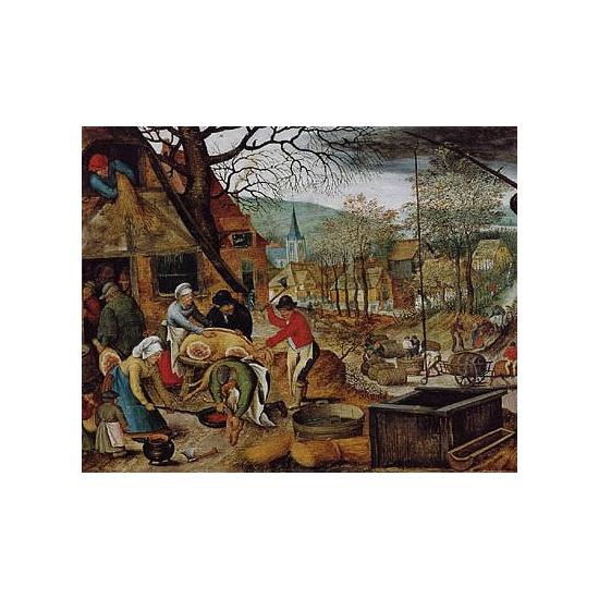 Puzzle D-Toys Jovens Trabalhando no Outono 1000 Peças