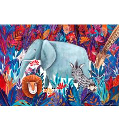 Puzzle da selva africana D-Toys 1000 peças