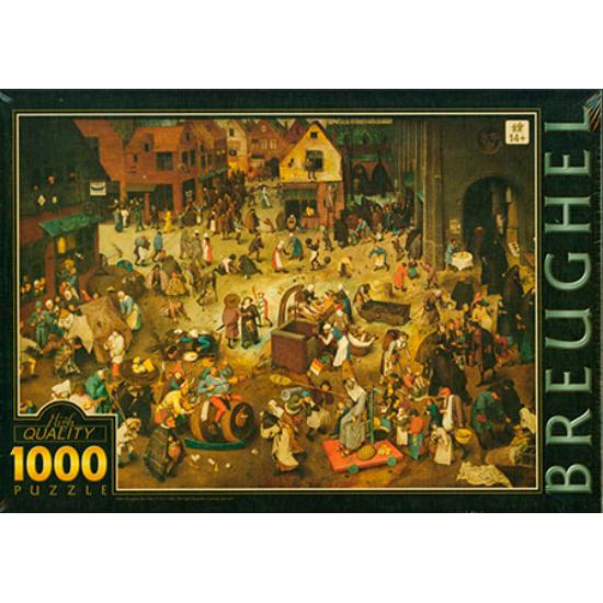 Puzzle D-Toys A luta entre o Carnaval e o 1000 Pie Fast