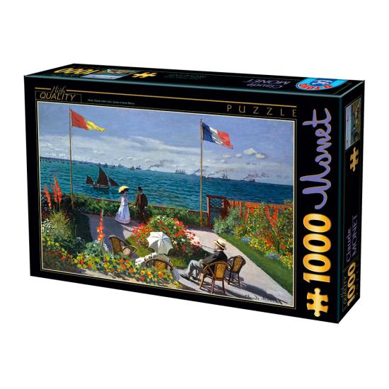 Puzzle de 1000 peças D-Toys The Terrace of Sainte-Adresse Puzzle de 1000 peças D-Toys The Terrace of Sainte-Adresse
