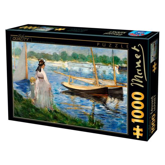 Puzzle D-Toys As Margens do Sena em Argenteuil 1000 Peças