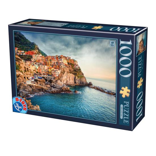 Puzzle D-Toys Manarola, Itália de 1.000 peças Puzzle D-Toys Manarola, Itália de 1.000 peças