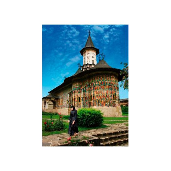 Puzzle D-Toys Mosteiro Sucevita, Romênia de 1000 Pzs