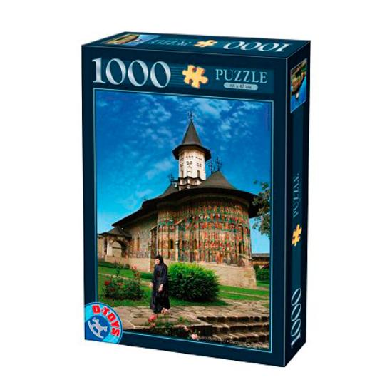 Puzzle D-Toys Mosteiro Sucevita, Romênia de 1000 Pzs