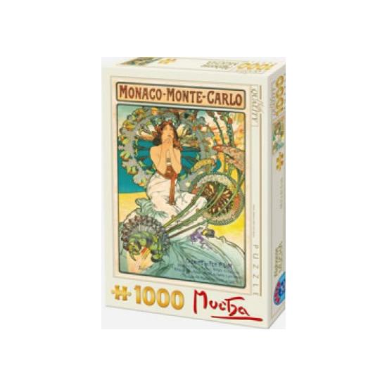 Puzzle D-Toys Montecarlo, Mónaco de 1000 Peças