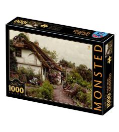 Puzzle D-Toys Crianças no Jardim de Flores 1000 Peças