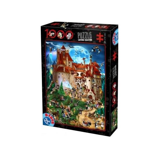 Puzzle D-Toys Night at the Haunted Castle 1000 peças