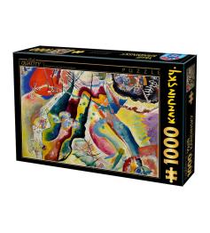 Pintura de Puzzle D-Toys com ponta vermelha de 1000 peças
