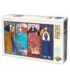 Puzzle D-Toys Princesas dos Contos de 2000 Peças