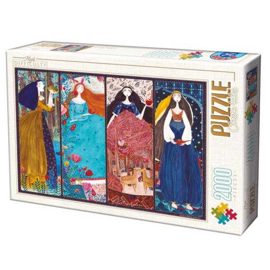 Puzzle D-Toys Princesas dos Contos de 2000 Peças