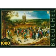 Puzzle de 1000 peças procissão de casamento D-Toys