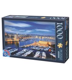 Puzzle D-Toys Porto de Marselha, França 1000 peças