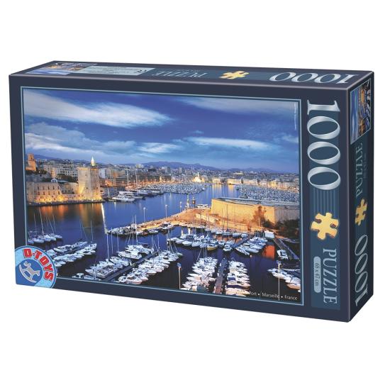 Puzzle D-Toys Porto de Marselha, França 1000 peças