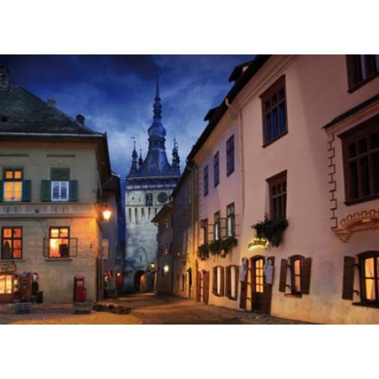 Puzzle D-Toys Roménia. Schasburg, Sighisoara de 1000 peças