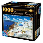 Puzzle D-Toys Santorini, Grécia 1000 peças