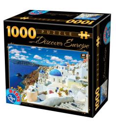 Puzzle D-Toys Santorini, Grécia 1000 peças