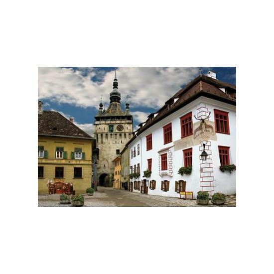 Puzzle D-Toys Schasburg, Sighisoara. Romênia de 1000 peças