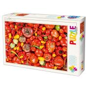 Puzzle de tomates e pimentas D-Toys 1000 peças