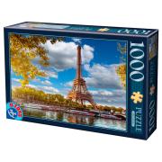 Puzzle D-Toys Torre Eiffel, Paris de 1000 peças