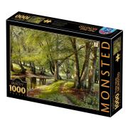 Puzzle D-Toys Um dia de verão na floresta com veados 1000